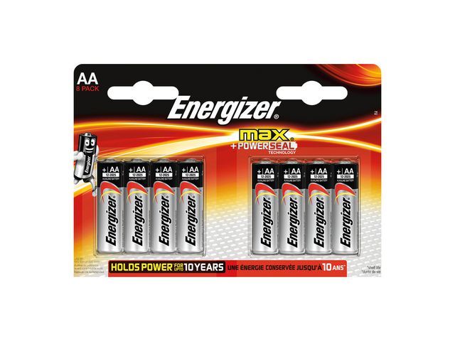Batterij Energizer Max AA / blister 8
