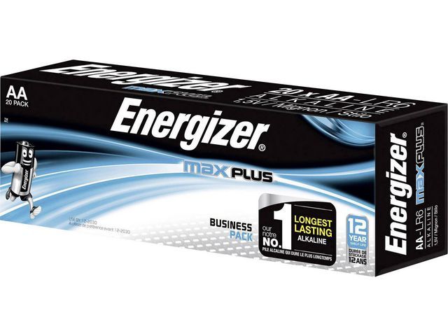 Batterij Energizer Max Plus AA/pk20
