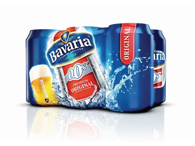 Bavaria Bier blikje 0.33L 0.0% alcohol (pak 24 x 330 milliliter)
