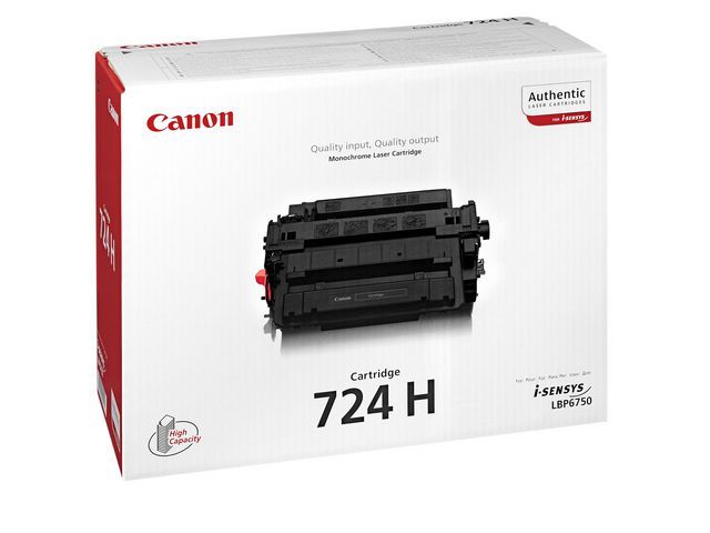 Toner Canon CRG-724H HC 12K zwart