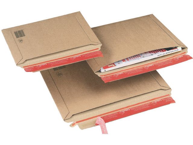 ColomPac Kartonnen envelop met dwarsvulling C4, 340 x 235 x 35mm (pak 20 stuks)
