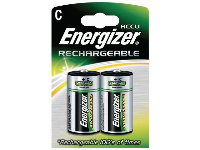 Batterij Energizer oplaad NiMH C/pk2