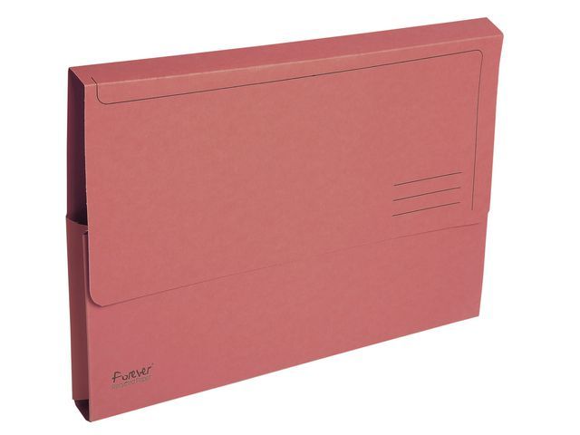 Exacompta Documentenbox Forever A4, 290 g/mu00b2, rood (package 50 each)