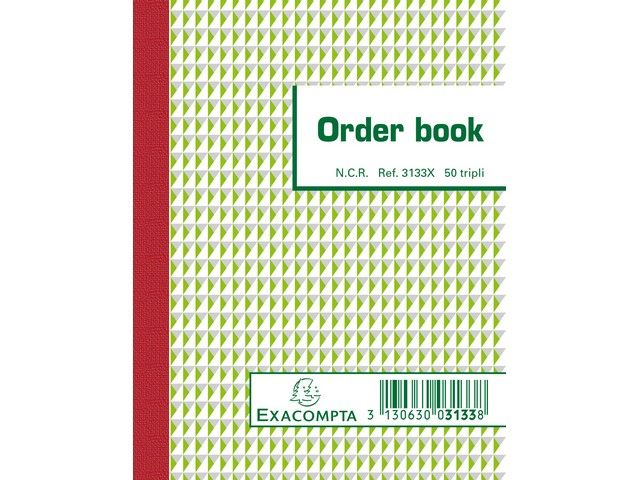 Orderboek 13,5x10,5 50blz NCR lijn/pk10