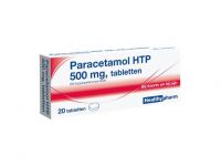 Healthypharm Paracetamol, Pijnstiller, 500 mg (pak 20 stuks)