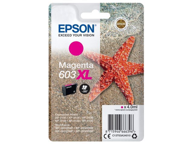 Inkjet Epson 603XL magenta