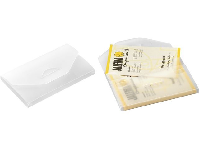 Jalema Visitekaarthouder Avanti Businesscard Box Transparant (doos 10 stuks)