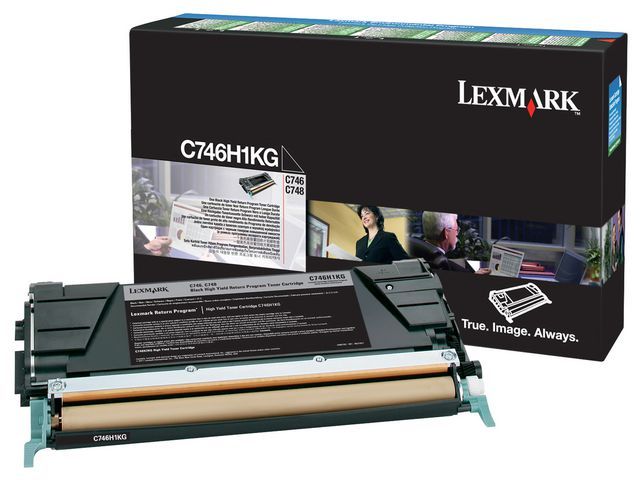 Toner Lexmark C746/C748 12K return zwart
