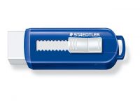 Staedtler Gum PVC-vrij met schuifmechanisme Blauw/wit