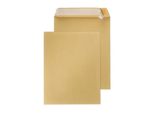 Akte envelop bruin 230 x 310 mm, 90 g/mu00b2 (doos 250 stuks)