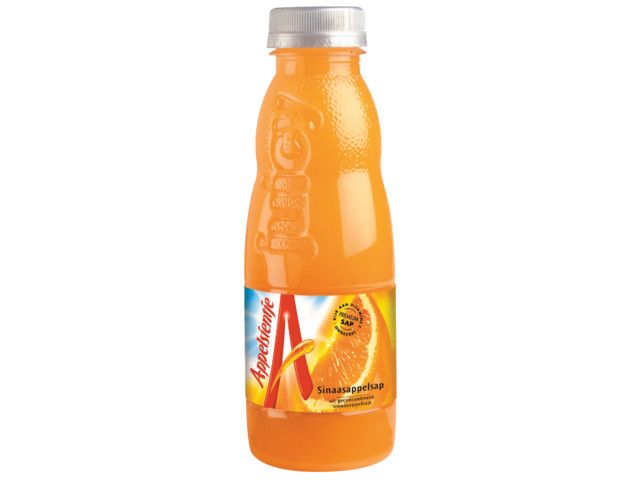 Appelsientje Sap in petfles Sinaasappelsap, 0,25 liter per fles (pak 24 stuks)
