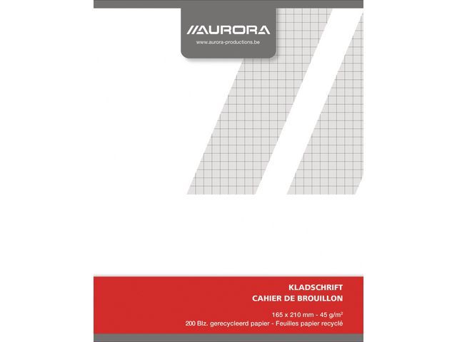 AURORA Schrift 165x210 Eco ruit 5mm (pak 12 stuks)