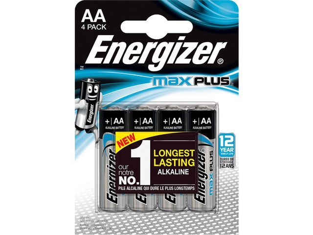 Batterij Energizer Max Plus AA/pk4