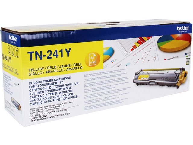 Toner Brother TN-241Y 1.4K geel