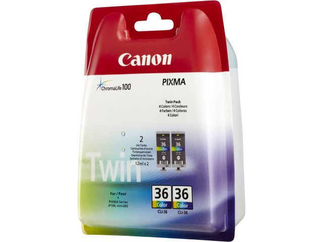 Inkjet Canon Cli-36 kleur/se2