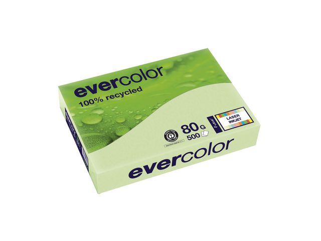 Papier Evercolor A4 80g l.groen/pk500