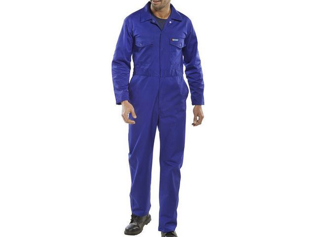 Overall Click royal blauw 40