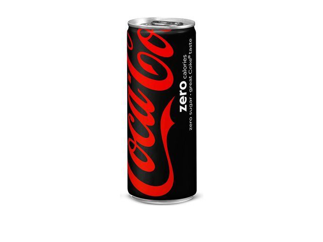 Coca-Cola Zero blik 0,25L (pak 24 x 25 centiliter)