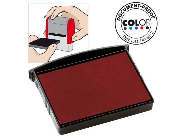 Inktkussen Colop E/2300 rood/pak 2