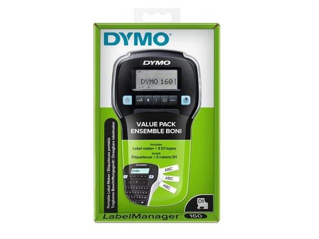 Labelmaker Dymo LM160 azerty +3 tape