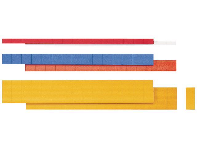 Efficiu00ebnta Magneetstrip Plat, 2-regelig, oranje (pak 10 stuks)