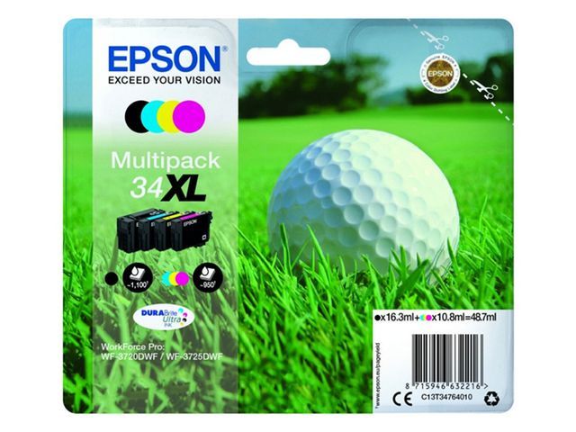 Inkjet Epson T34764010 (34Xl)/bl4