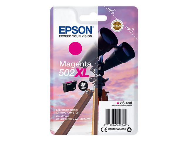 Inkjet Epson C13T02W3 502XL magenta