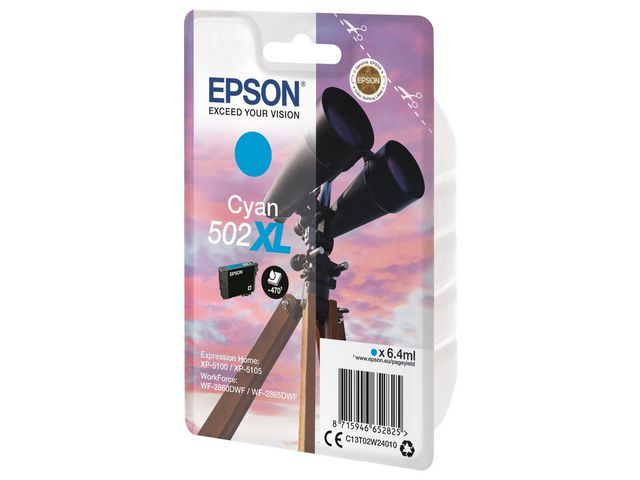 Inkjet Epson C13T02W2 502XL cyaan