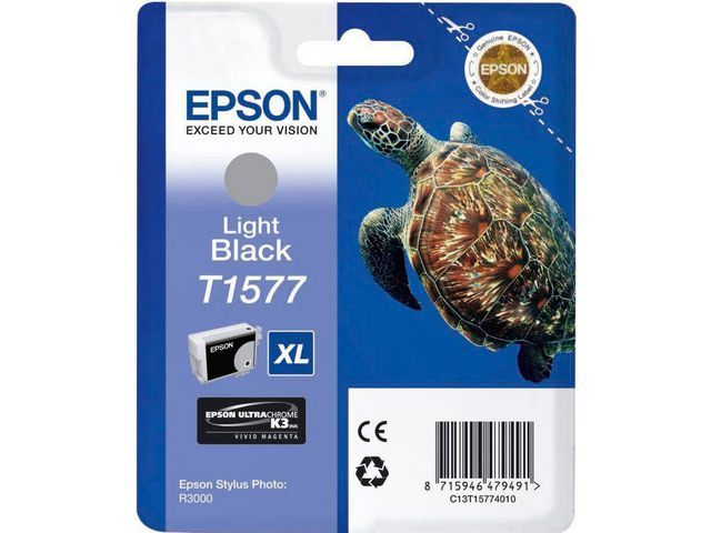 Inkjet Epson T1577 licht zwart