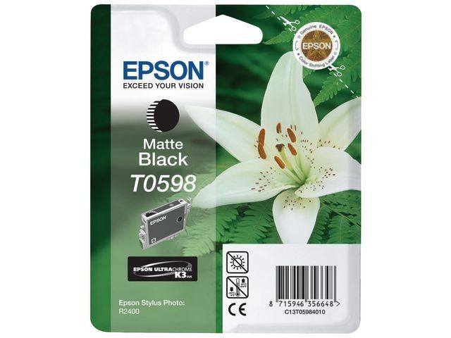 Inkjet Epson T059840 mat zwart
