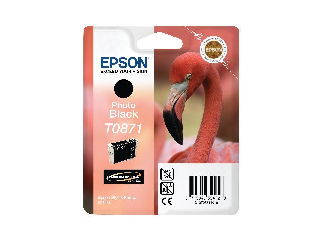 Inkjet Epson T0871 11,4ml foto zwart