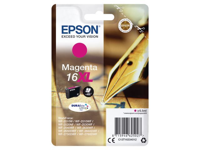 Inkjet Epson T16334012 Magenta(16XL)