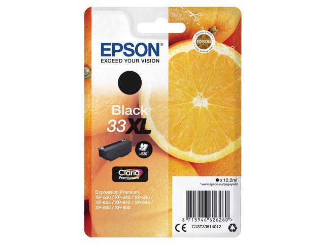 Inkjet Epson T33514012 Zwart(33XL)