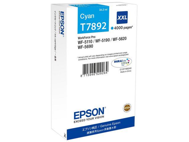 Inkjet Epson T789240 cyaan