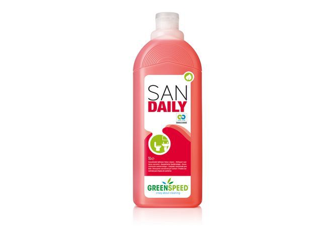 GREENSPEED Sanitairreiniger San Daily 1L/ds12 (doos 12 x 1000 milliliter)