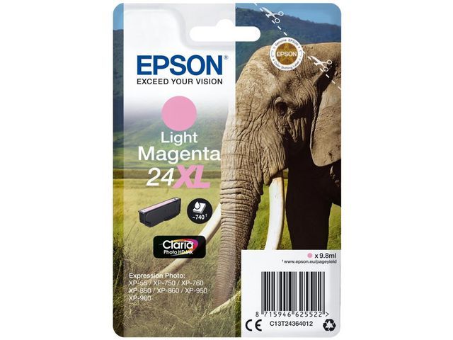 Inkjet Epson 24XL light magenta