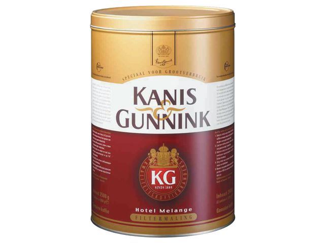 Kanis en Gunnink Filtermaling koffie rood (bus 2500 gram)