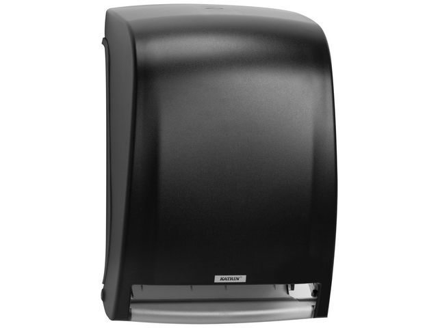 KATRIN Inclusive System dispenser voor papieren handdoekjes elektrisch kunststof zwart