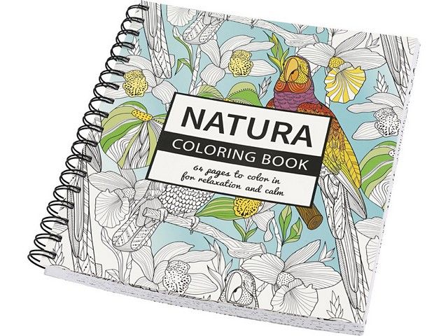 Kleurboek Natura 19,5x23cm 64 pagina's