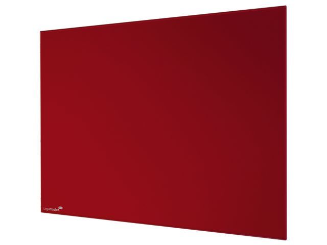 Glasbord Legamaster 100x150 cm rood