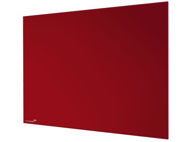 Glasbord Legamaster 90x120 cm rood
