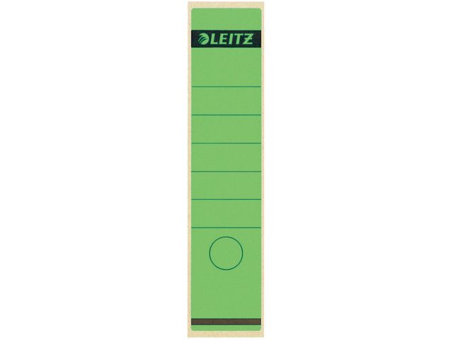 Leitz Rugetiketten, lang zelfklevend Rugbreedte 80 mm, 285 x 61 mm, groen (pak 10 stuks)