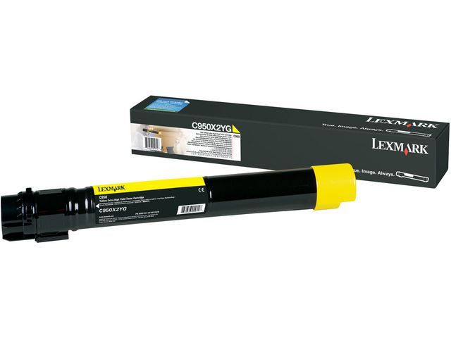 Toner Lexmark C950 HC 22K geel