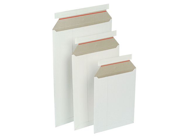 Pressel Kartonnen envelop zelfklevend wit 348x245mm (doos 100 stuks)
