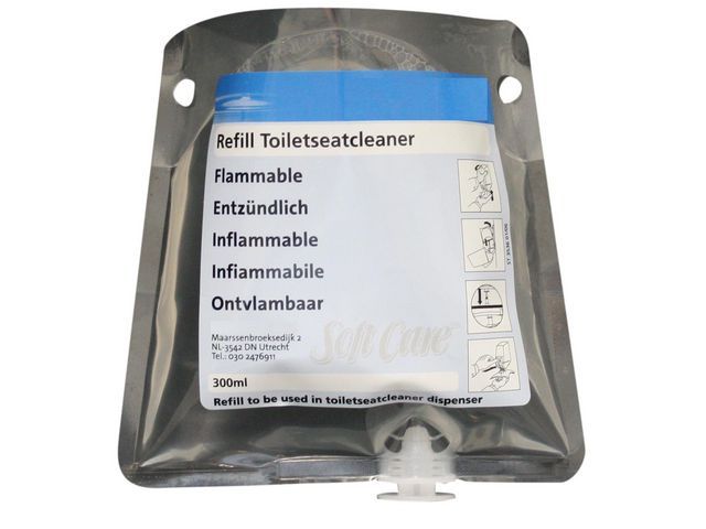 Softcare Toiletseatcleaner navulling (doos 12 x 300 milliliter)