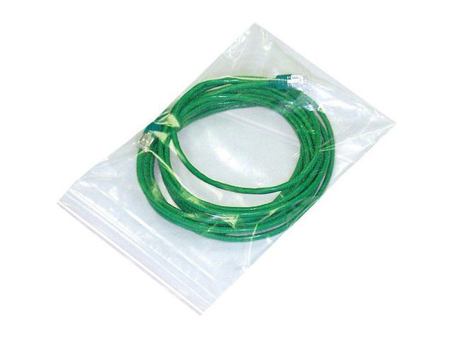 Staples Gripsluiting zakjes van polyethyleen hersluitbaar, transparant 80 x 120 mm 100 stuks per pak (pak 100 stuks)