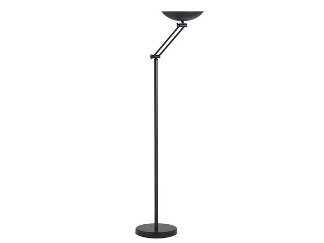 Unilux LED vloerlamp, metaal, 33,5 x 28 x 186 cm, zwart