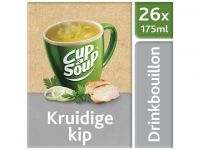Soep Cup-a-soup bouil Kruidige kip/ds 26